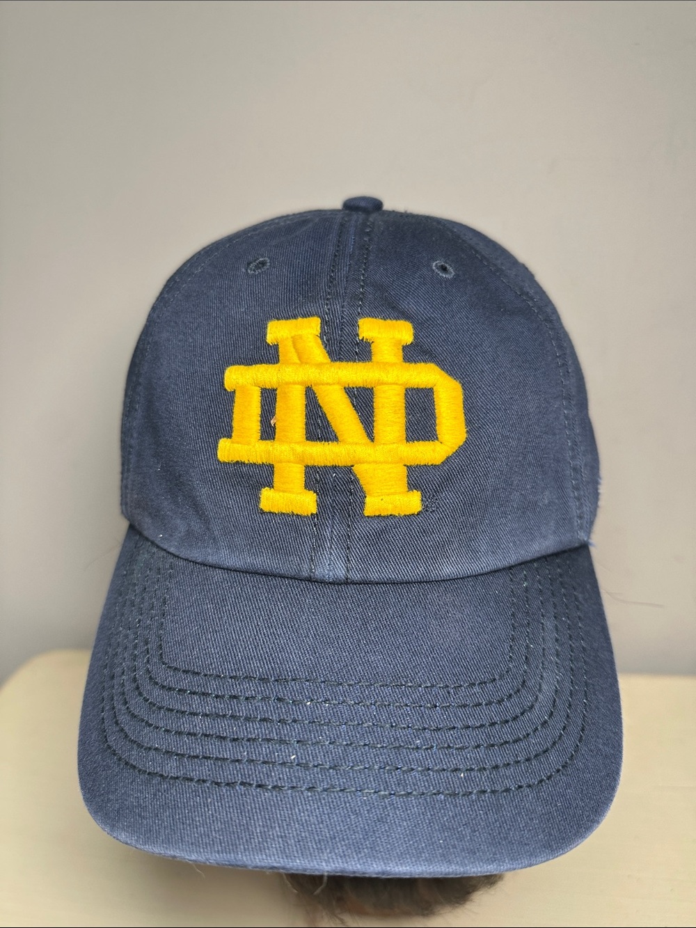 47 brand Notre Dame University Navy blue size XL Baseball Cap
